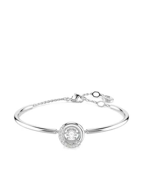 Swarovski Dextera crystal-embellished bangle bracelet - Silver - zdjęcie produktu nr 1
