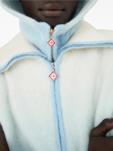 Casablanca zip cardigan - Blue