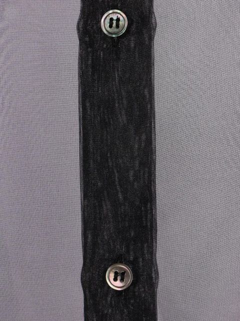 Comme Des Garçons organza pocket shirt - Black