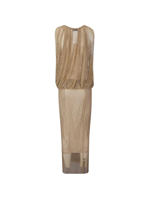 Sportmax layered mesh dress - Neutrals - zdjęcie produktu nr 2