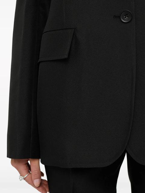 Jil Sander single-breasted crepe blazer - Black - zdjęcie produktu nr 2