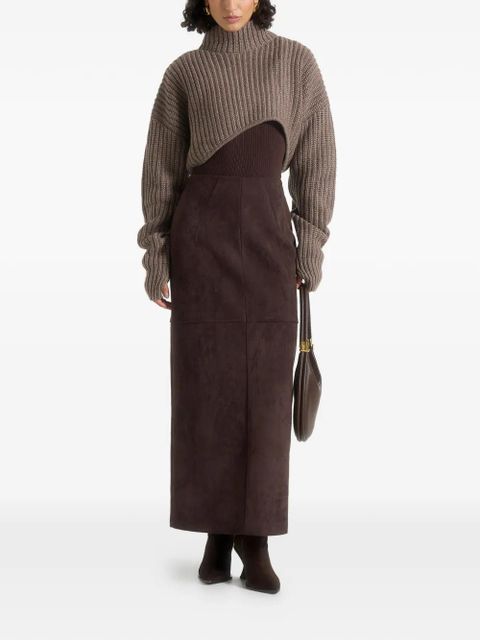 Manière De Voir Célie maxi skirt - Brown