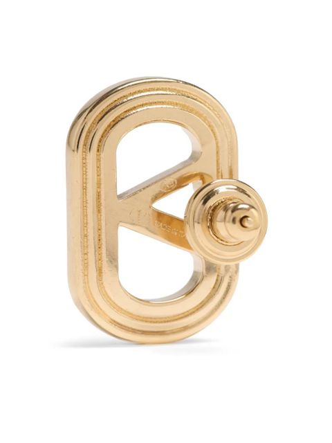 Valentino Garavani Ovalette polish-finish earrings - Gold