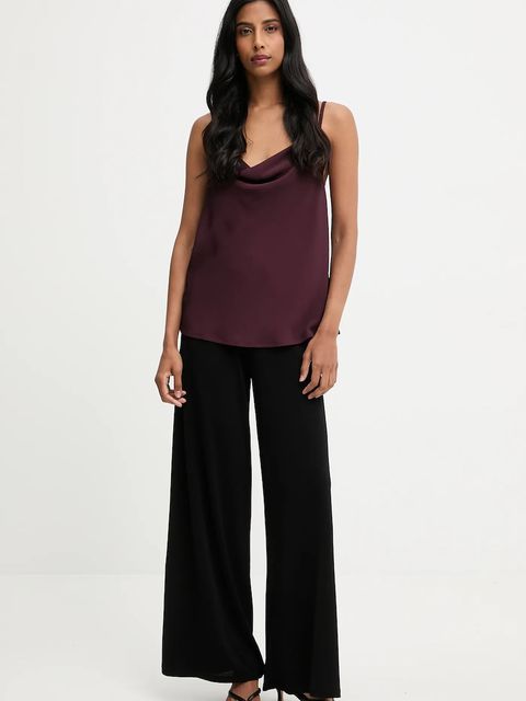 Answear.LAB bluzka damska kolor bordowy gładka - zdjęcie produktu nr 2