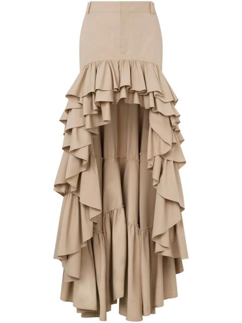 Moschino ruffled maxi skirt - Neutrals - zdjęcie produktu nr 1