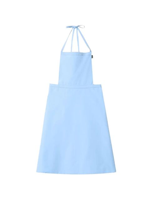 Miu Miu tie-fastening sleeveless apron - Blue - zdjęcie produktu nr 1