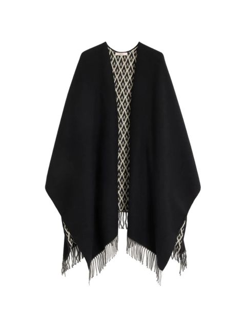 Valentino Garavani Toute La V poncho - Black - zdjęcie produktu nr 1