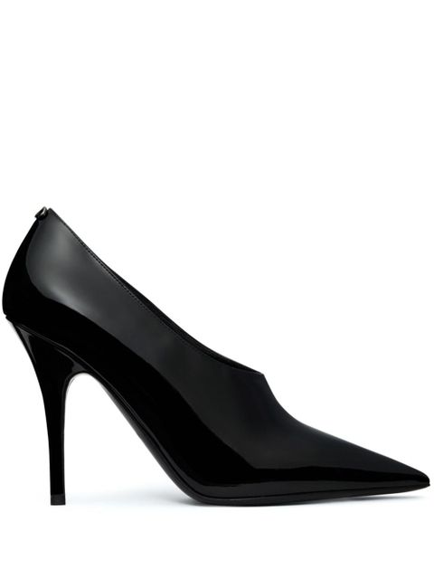 Valentino Garavani 105mm Le Salon patent pumps - Black - zdjęcie produktu nr 1