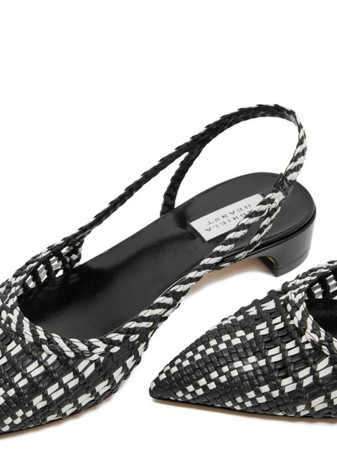 Gabriela Hearst Perro woven slingback pumps - Black - zdjęcie produktu nr 2