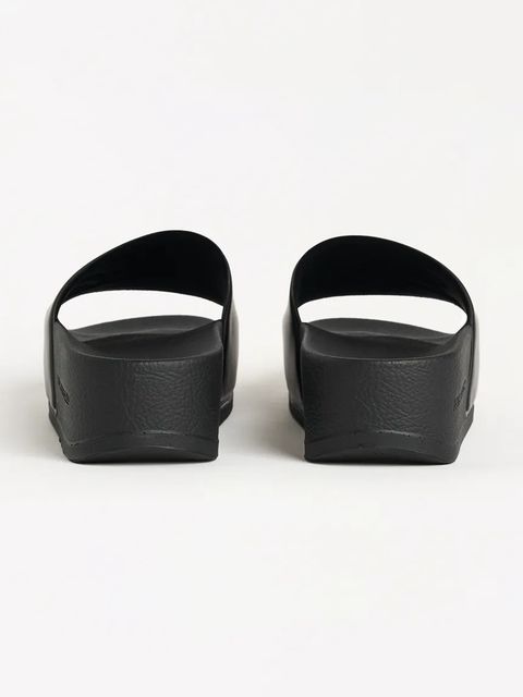 Karl Lagerfeld klapki KONDO MAXI damskie kolor czarny na platformie KL80872