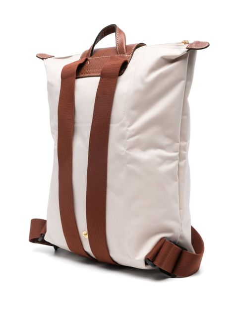 Longchamp medium Le Pliage backpack - Neutrals