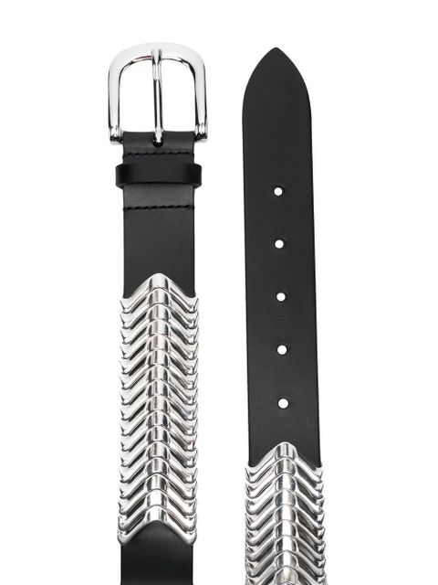 ISABEL MARANT Tehora leather belt - Black - zdjęcie produktu nr 2