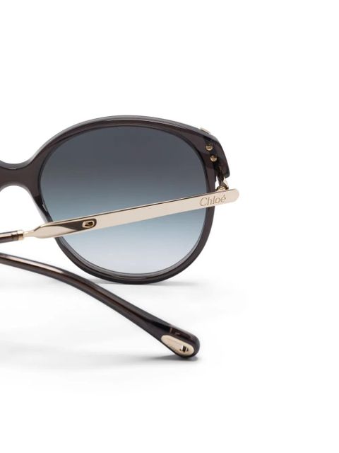 Chloé Eyewear oversize-frame sunglasses - Grey