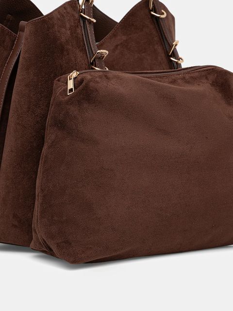 Answear.LAB torebka kolor brązowy