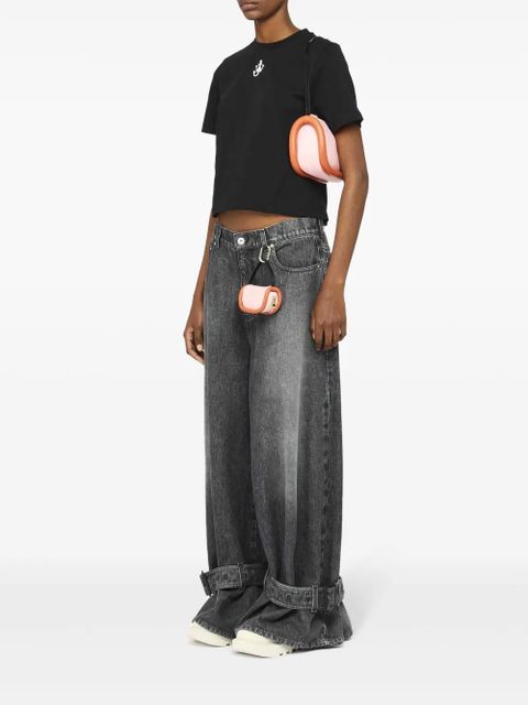 JW Anderson Anchor-embroidered T-shirt - Black - zdjęcie produktu nr 2