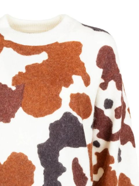 MC2 Saint Barth cowhide crewneck knitwear - White - zdjęcie produktu nr 2