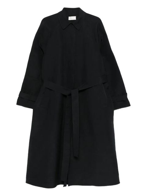The Row belted single-breasted coat - Black - zdjęcie produktu nr 1