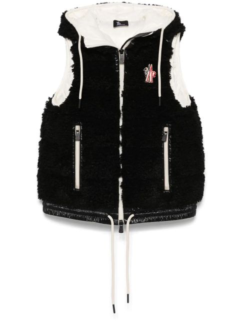 Moncler Grenoble padded zip-up gilet - Black - zdjęcie produktu nr 1