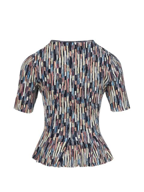 Ulla Johnson Samira peplum top - Grey - zdjęcie produktu nr 2