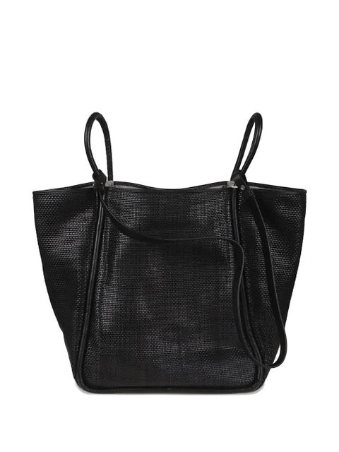 DRAGON DIFFUSION Ana woven leather tote bag - Black - zdjęcie produktu nr 2
