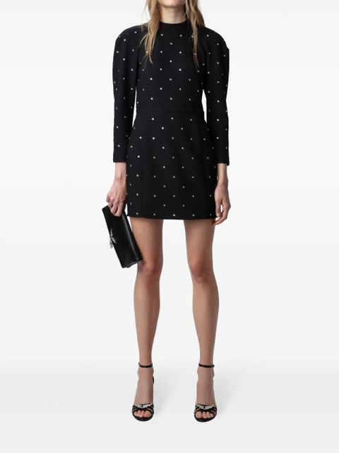 Zadig&Voltaire Racia crystal-embellished minidress - Black - zdjęcie produktu nr 2