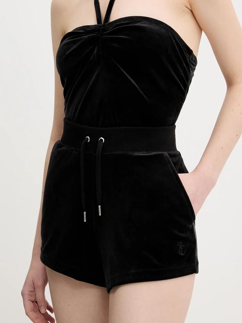 Juicy Couture szorty welurowe EVE POCKET - zdjęcie produktu nr 2