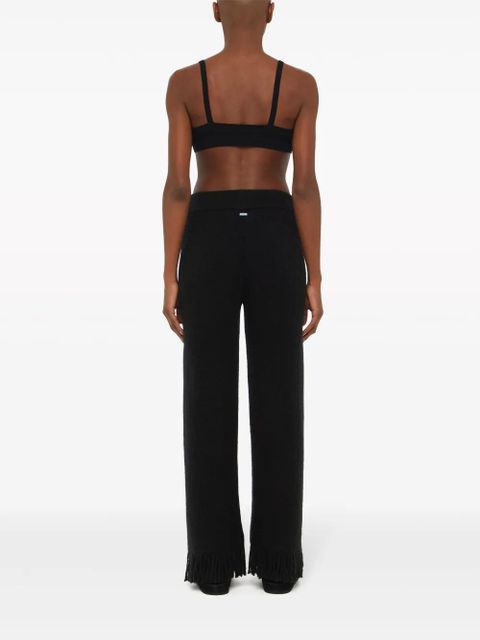 Alanui wide-leg trousers - Black