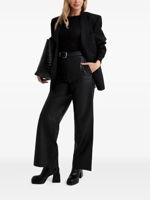 Aya Muse long-sleeve boat-neck top - Black - zdjęcie produktu nr 2