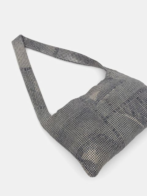 Karl Lagerfeld Jeans torebka kolor srebrny B1W30234 - zdjęcie produktu nr 2