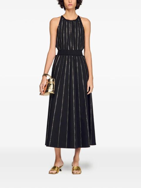 SANDRO rhinestone-embellished dress - Black - zdjęcie produktu nr 2