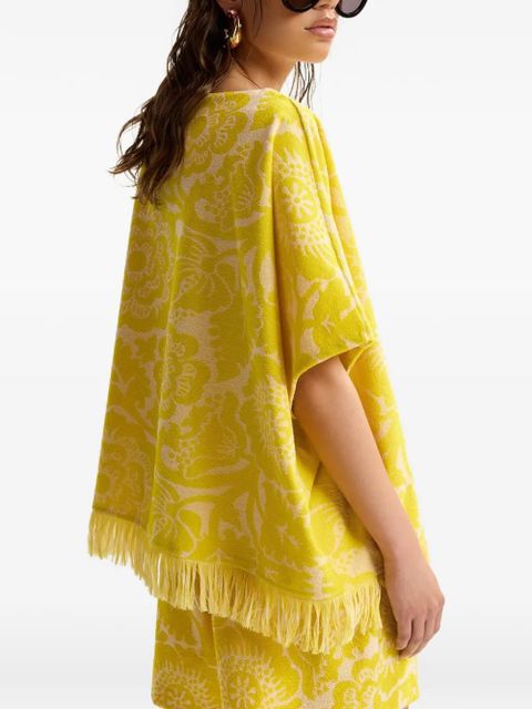 Essentiel Antwerp V-neck fringed-hem T-shirt - Yellow