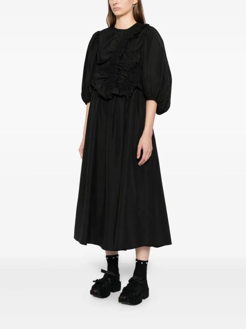 Cecilie Bahnsen Bolia midi dress - Black