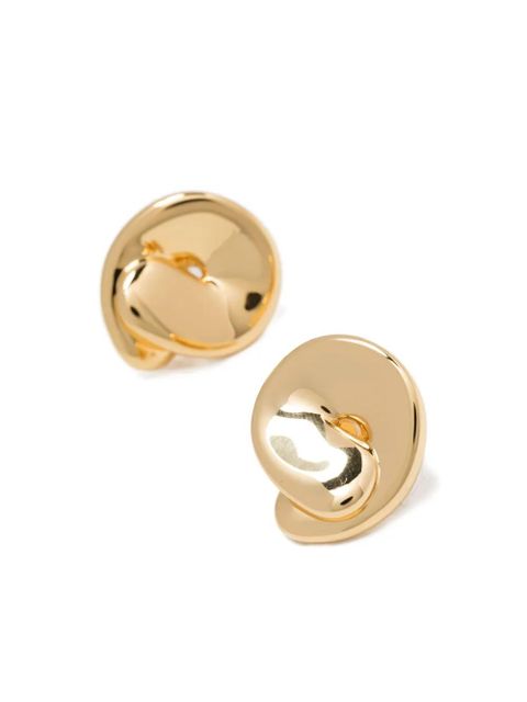 Jenny Bird Rio button earrings - Gold
