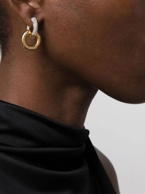 Swarovski Dextera crystal-embellished earrings - Gold