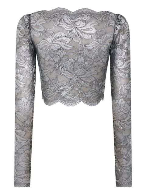 Rabanne cropped top - Silver