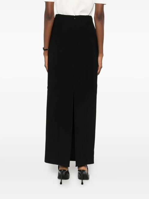 TOTEME flap-pocket skirt - Black