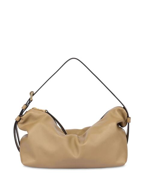 Moschino Tie Me leather shoulder bag - Neutrals - zdjęcie produktu nr 1