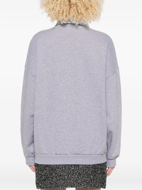 Balenciaga CEO Team ribbed sweatshirt - Grey