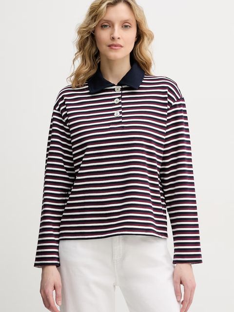 United Colors of Benetton longsleeve damski bawełniany - zdjęcie produktu nr 2