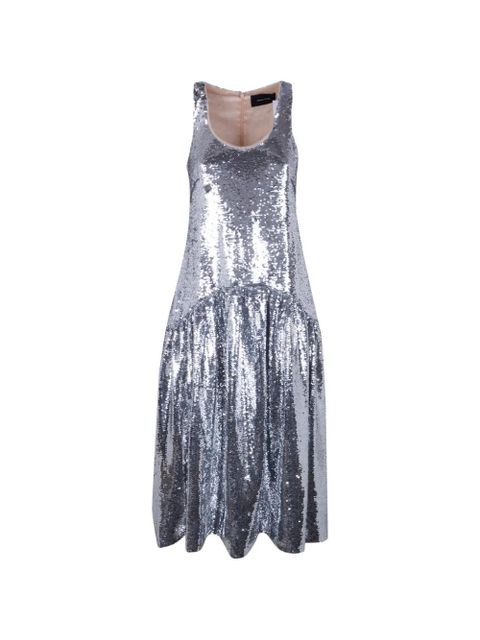 Simone Rocha sequin-embellished midi dress - Silver - zdjęcie produktu nr 1