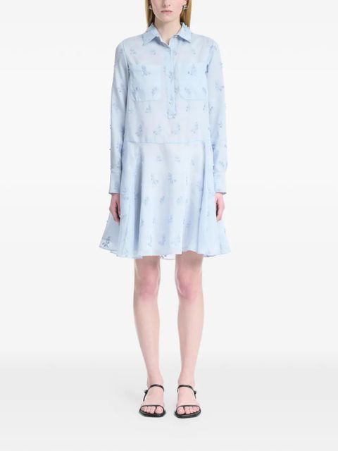 Altuzarra fil-coup flared dress - Blue - zdjęcie produktu nr 2