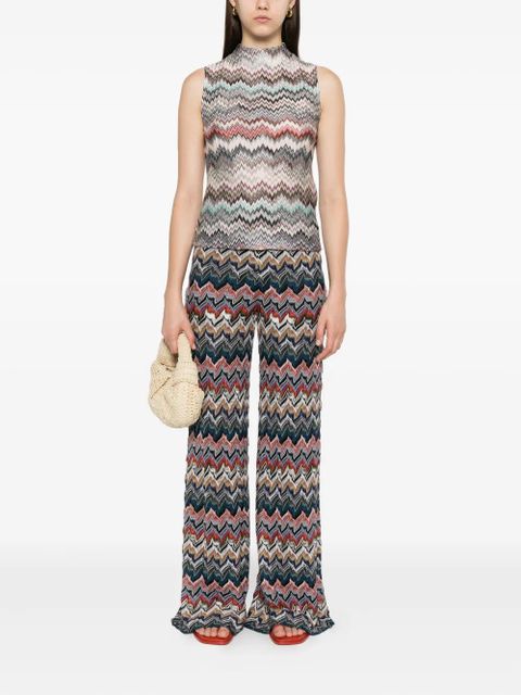 Missoni zigzag trousers - Black