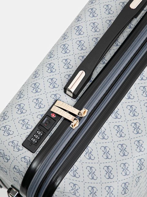 Guess walizka JESCO kolor niebieski TWHB83 89982 - zdjęcie produktu nr 2