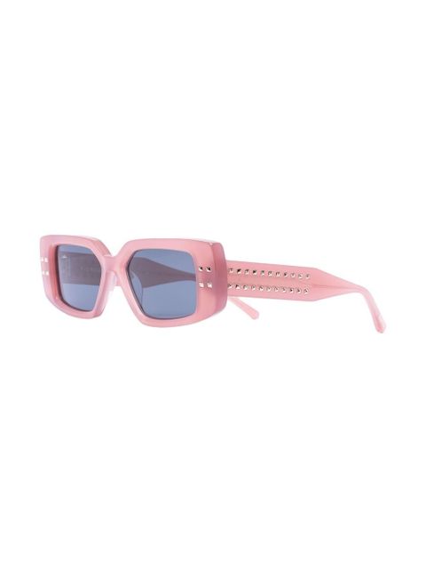 VALENTINO GARAVANI EYEWEAR rectangular-frame sunglasses - Pink - zdjęcie produktu nr 2