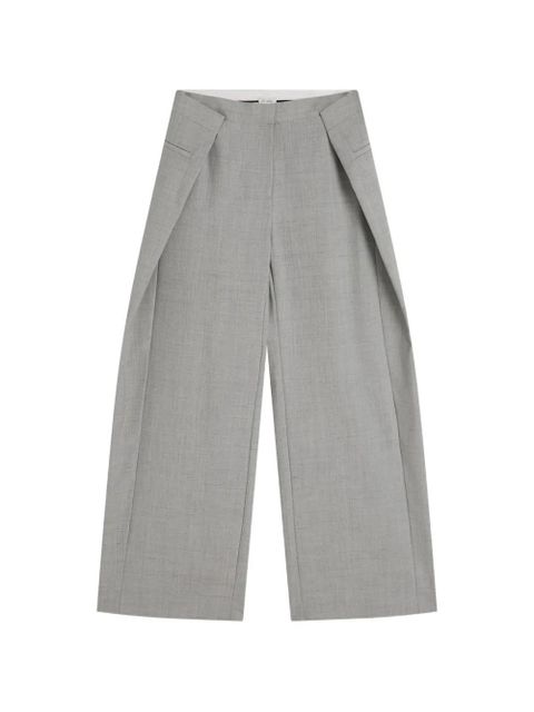 St. Agni tailored fold trousers - Grey - zdjęcie produktu nr 1