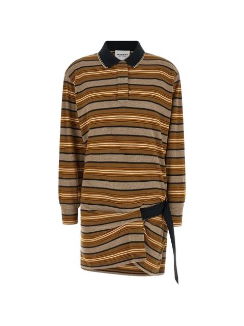 MARANT ÉTOILE Isea striped dress - Brown - zdjęcie produktu nr 1