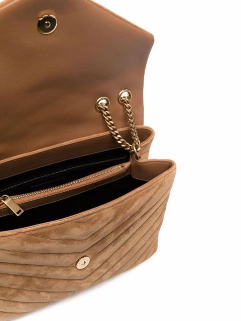 Saint Laurent Loulou medium shoulder bag - Brown