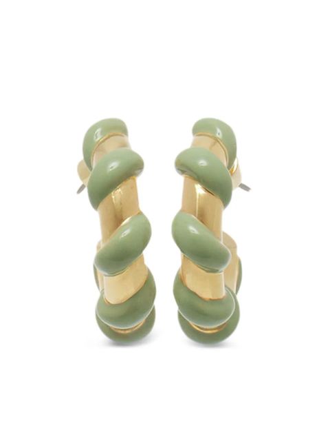 Lanvin twist hoop earrings - Gold - zdjęcie produktu nr 1