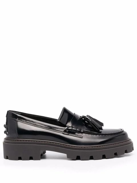 Tod's tassel-detail loafers - Black - zdjęcie produktu nr 1