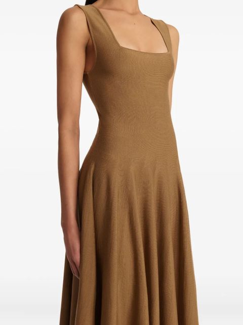 KHAITE Jodie dress - Brown